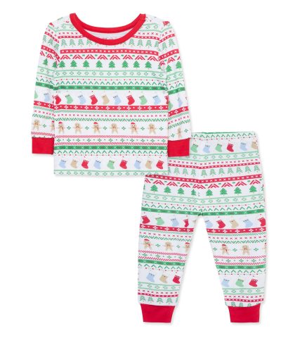 Fair Isle Pajama Set (2T-4T)